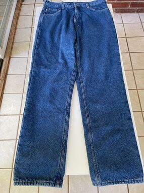 Carhartt Men's Relaxed Fit Straight leg Fully Lined Jean 36 X 34